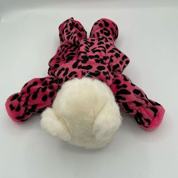 Zardi Pink and Black Leopard Print Plush Bear - Picture 3 of 6